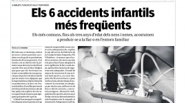 Nova pàgina de promoció de la salut: ''Els 6 accidents infantils més freqüents''