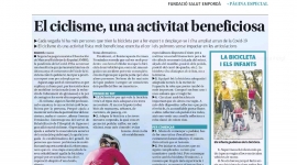 Nova pàgina de promoció de la salut: ''El ciclisme, una activitat beneficiosa''