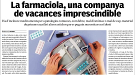 Nova pàgina de promoció de la salut: ''La farmaciola, una companya de vacances imprescindible''