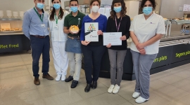 La Cafeteria de l’Hospital de Figueres revalida  l’acreditació AMED de l’Agència de Salut Pública de Catalunya