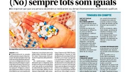 Nova pàgina de promoció de la salut: ''(No) sempre tots som iguals''