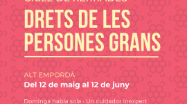 L’Alt Empordà promou els drets de les persones grans amb un programa d’activitats itinerant