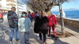 L’ABS l’Escala posa en marxa les ‘Caminades amb píndoles de salut’,  que compten amb la participació de més de trenta usuaris 