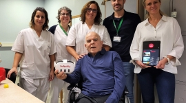 L’HAI Bernat Jaume utilitza una tècnica de realitat virtual immersiva en què el pacient veu imatges personalitzades gravades per la seva família