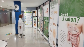 Consultes Externes de l’Hospital de Figueres acull una exposició sobre el càncer de còlon i recte