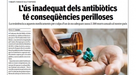 Nova pàgina de salut: “L'ús inadequat dels antibiòtics té conseqüències perilloses”