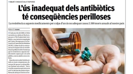 Nova pàgina de salut: “L'ús inadequat dels antibiòtics té conseqüències perilloses”