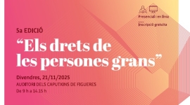 La 5a jornada «Els drets de les persones grans» de l’Alt Empordà dona visibilitat a la cura des de diferents àmbits, comunitat, família i autocura