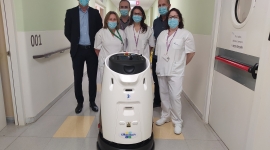 La FSE és la primera entitat sanitària de Girona en incorporar robots per a automatitzar la neteja de paviments 