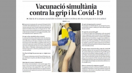 Nova pàgina de salut: ''Vacunació simultània contra la grip i la Covid-19''