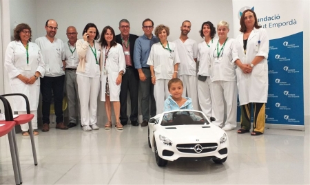 Acte de donació d'un cotxe elèctric infantil