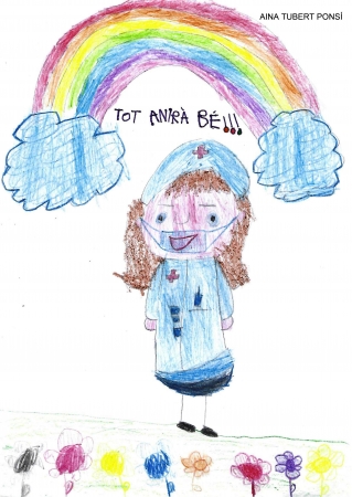 Aina Tubert, 5 anys, Borrassà