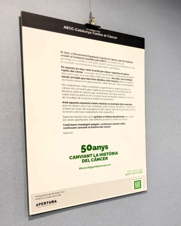 Exposició recerca i càncer