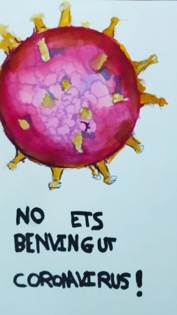No ets benvingut coronavirus No ets benvingut coronavirus