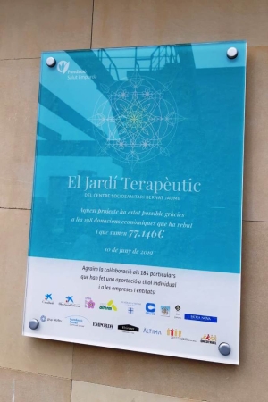 Plafó del Jardí Terapèutic