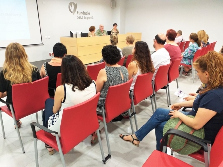Presentació de l'Associació Ictus Girona a l'Hospital de Figueres