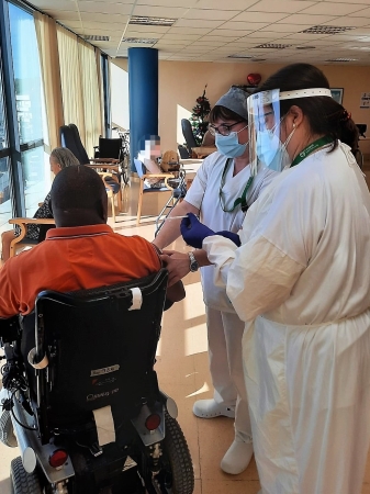 Vacunació contra la Covid al sociosanitari