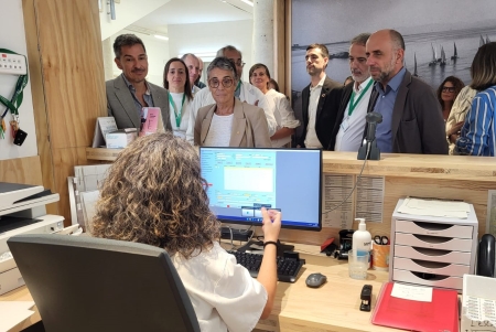 Visita de la consellera de Salut al CAP de l'Escala