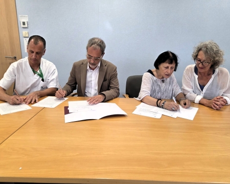 Signatura del conveni entre FSE i AGIP