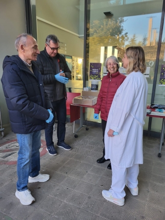 Xocolatada popular a favor de la La Marató (1)