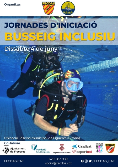 Jornada d’iniciació al submarinisme inclusiu 