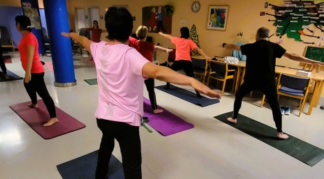 La Fundació Salut Empordà ha impulsat aquest any sessions de ioga dirigides a les persones treballadores