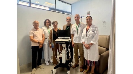Oncolliga Girona fa una donació de 17.000 euros a la FSE per comprar un ecògraf per a l’Hospital de Dia Oncològic