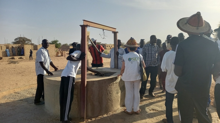 Visita d'obres a Nianga Diéry