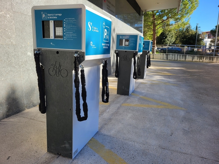 pàrquing bicicletes hospital Figueres