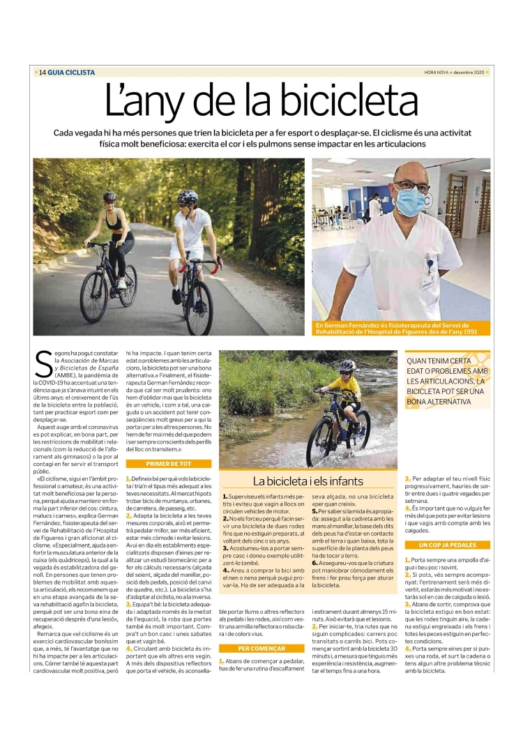 Recomanacions per al ciclisme 